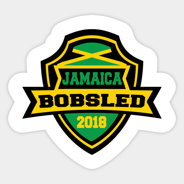 Jamaica Bobsled Team Pyeongchang 2018 Sticker by OffesniveLine